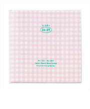 【2026年3月始まり】　マークス（MARK'S）　ギンガムチェック　Square148　ウィークリーブロック　26SDR-SB02-PK　ピンク　月曜始まり