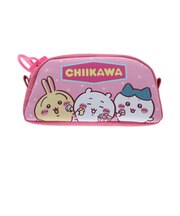 サンスター文具　デッカジップペンケース　ちいかわ　ピンク