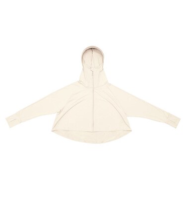 コジット　サンブロックラボ爽壁　フェイスUVパーカー　アイボリー