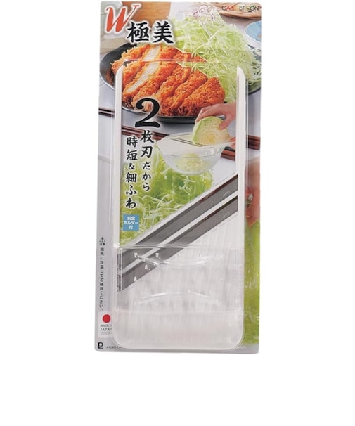 【お買い得】　パール金属　ガジェコン　ワイドダブル　キャベツスライサー　CC－1187　ホワイト