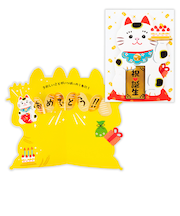 ホールマーク（Hallmark）　立体カード　誕生お祝い　招き猫とケーキ