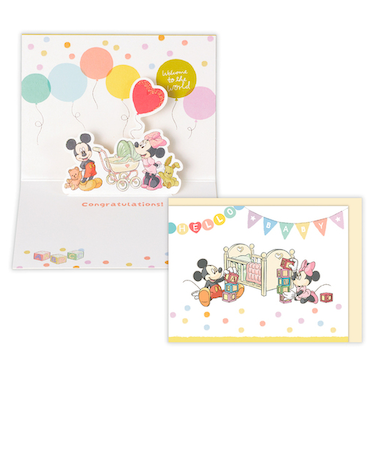 ホールマーク（Hallmark）　立体カード　赤ちゃん誕生お祝い　ディズニー　ハローベビー