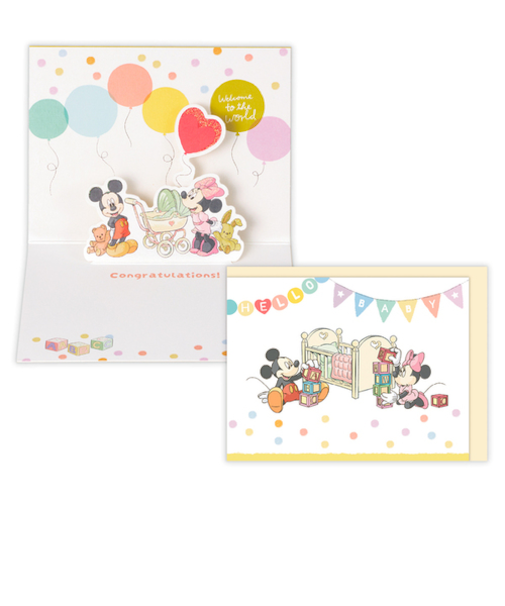 ホールマーク（Hallmark）　立体カード　赤ちゃん誕生お祝い　ディズニー　ハローベビー