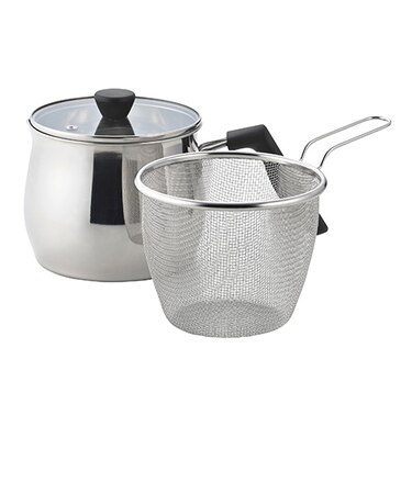 【お買い得】　ナリック　マルチポット　17cm　ストレーナー付　HC－147　IH　対応