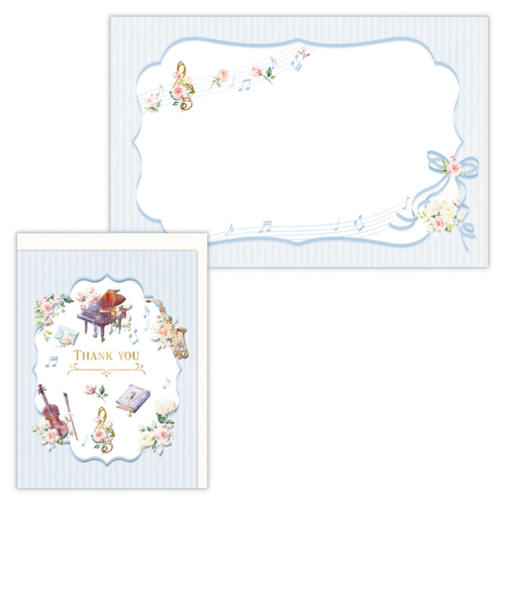 ホールマーク（Hallmark）　二つ折りカード　ありがとう　ミュージックシングス