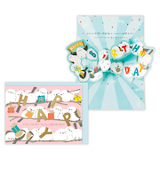 ホールマーク（Hallmark）　立体カード　誕生お祝い　ゆるアニマル　シマエナガ