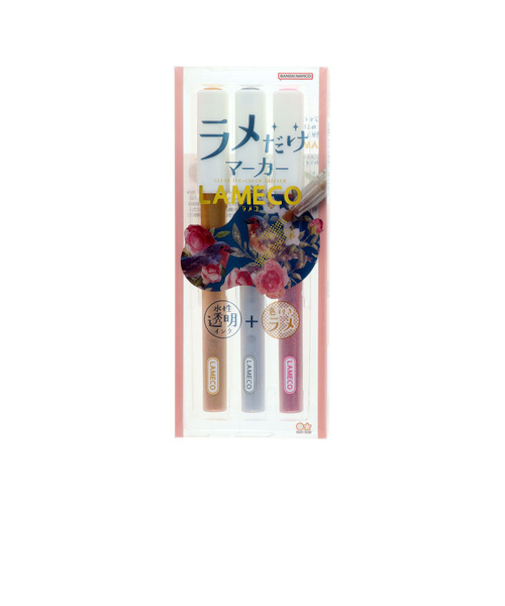 サンスター文具　ラメだけマーカー　ラメコ（LAMECO）　3本セット