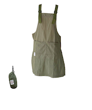 ファボリ（FABORI）　極軽撥水エプロン　キテミテ（KITEMITE）　ミドリ（MIDORI）