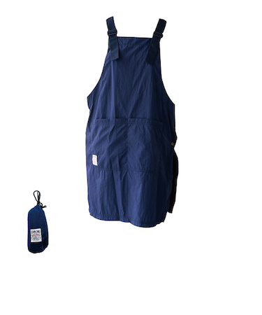 ファボリ（FABORI）　極軽撥水エプロン　キテミテ（KITEMITE）　アイイロ（AIIRO）