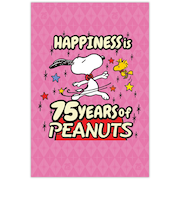 ホールマーク（Hallmark）　ポストカード　PEANUTS　コミック生誕75周年　スヌーピー　75周年ダンシング