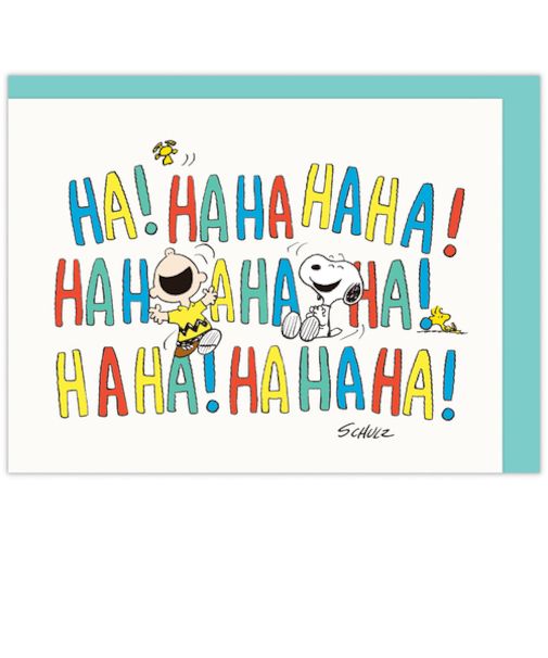ホールマーク（Hallmark）　立体カード　多目的　スヌーピー　846015　HAHAHAHAHA　チャーリー・ブラウンと大爆笑