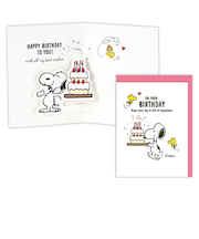 ホールマーク(Hallmark) 立体カード 誕生お祝い 836641 スヌーピー バースデーケーキ