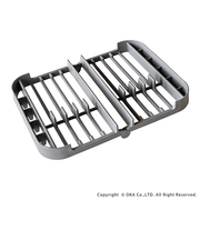 オカ(OKA) プリスベイス(PLYS base) 水切りラック グレー