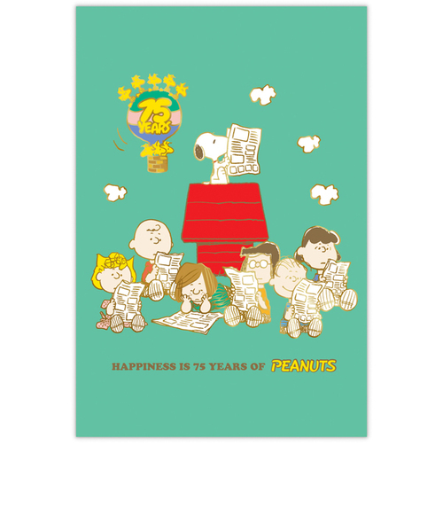 ホールマーク（Hallmark） ポストカード PEANUTS コミック生誕75周年