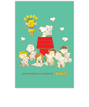 ホールマーク(Hallmark) ポストカード PEANUTS コミック生誕75周年 スヌーピー 75周年ポーズ