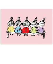 ホールマーク（Hallmark）　ポストカード　ムーミン　後ろ姿