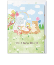 ホールマーク（Hallmark）　立体カード　赤ちゃん誕生お祝い　846152　お祝いのこうのとり