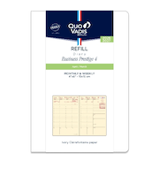 【2026年4月始まり】　クオバディス（QUO　VADIS）　ビジネスプレステージ4　レフィル　A6変型　ウィークリーバーチカル　月曜始まり