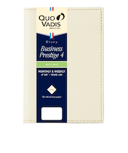 【2026年4月始まり】　クオバディス（QUO　VADIS）　ビジネスプレステージ4　クラブ　A6変型　ウィークリーバーチカル　ブループラッセ　月曜始まり