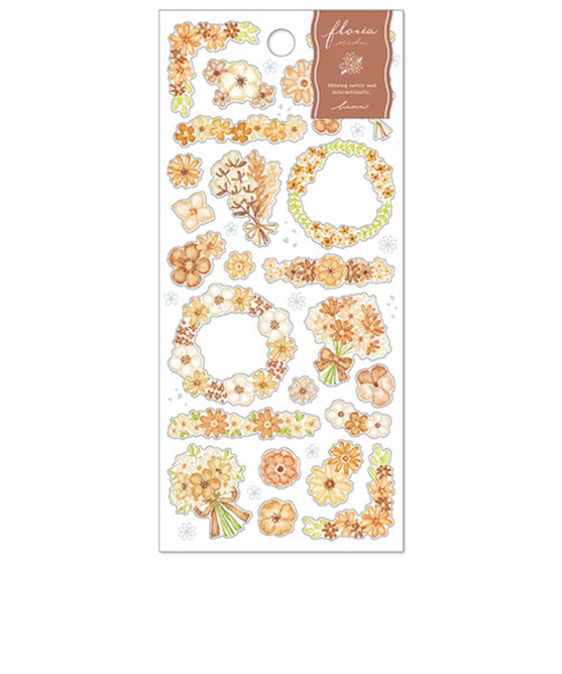 マインドウェイブ　フローリアステッカー　82702　ブラウン