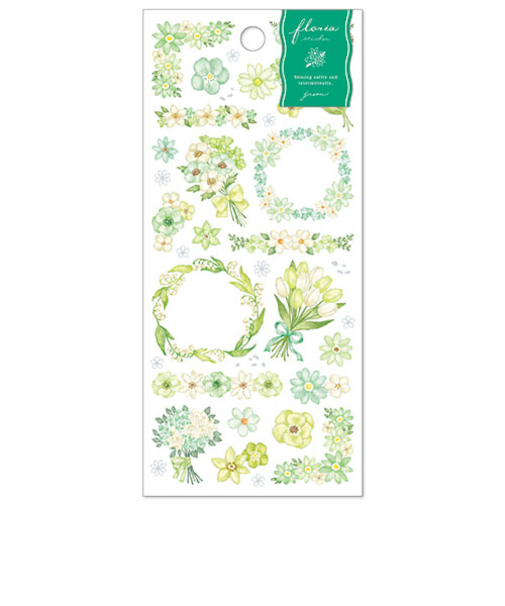 マインドウェイブ　フローリアステッカー　82701　グリーン