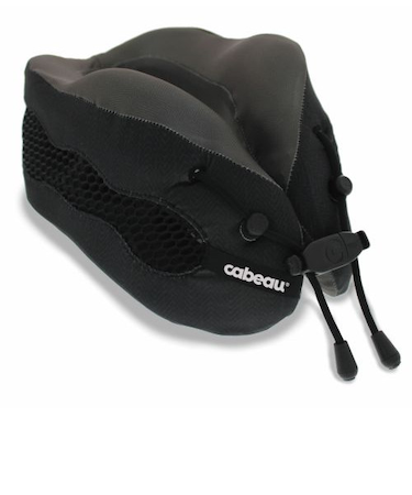 カブー（Cabeau）　ネックピロー　エボリューションクール　ブラック／グレー