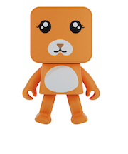 【お買い得】　エアリア（AREA）　ダンシングスピーカー　MS－DDS－BER　ベア