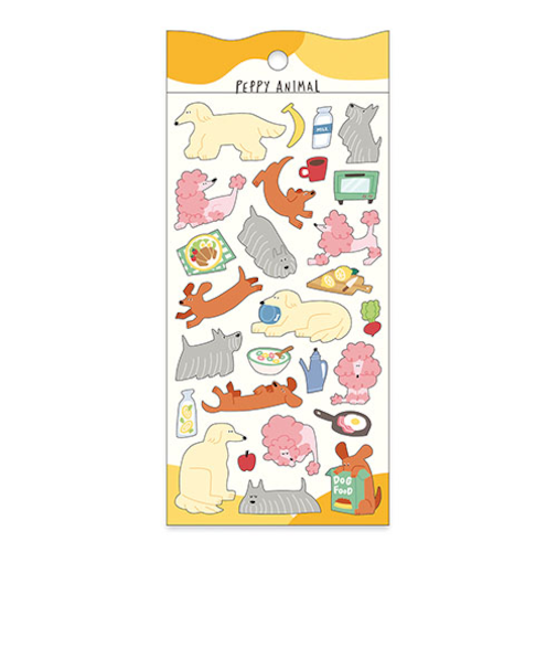 マインドウェイブ　ペピーアニマルステッカー　82111　いぬ