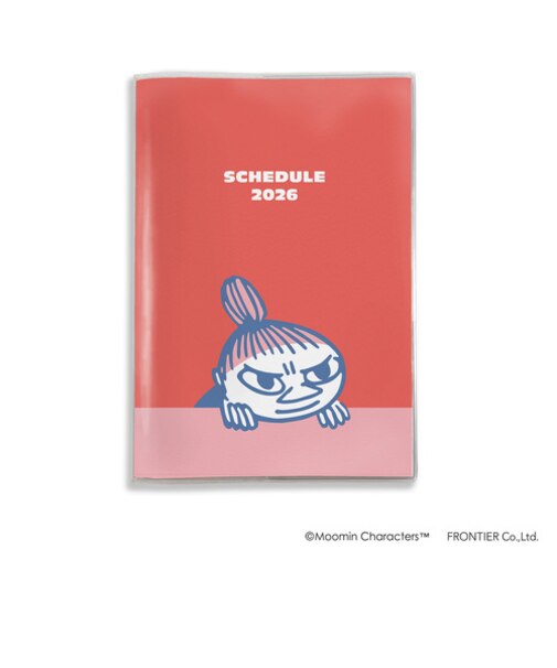 【2026年3月始まり】　フロンティア　MOOMIN　スケジュールブック　B6　マンスリーブロック　MM69066　Little　My　月曜始まり