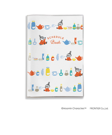 【2026年3月始まり】　フロンティア　MOOMIN　スケジュールブック　B6　マンスリーブロック　MM69068　Cutlery　月曜始まり
