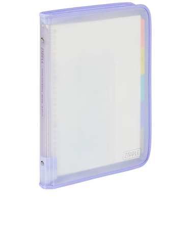 マルマン（maruman）　ジッパー付きバインダー　ジップル（ZIPPLE）　B5　26穴　F619-10　パープル