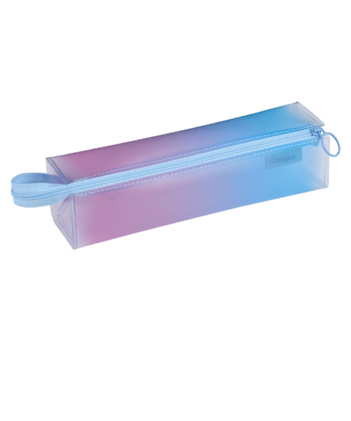 コクヨ（KOKUYO）　キャンパス　トレーにもなるクリアペンケース　F-VBF143-L2-LB　スカイブルー　【数量限定】