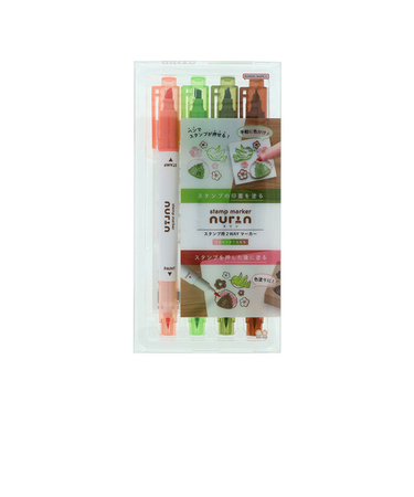 サンスター文具　スタンプマーカー　ヌリン（nurin）　S4544684　はんなりさくらもち