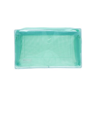 サンスター文具　ミッテ（mitte）　クリアメッシュボックスポーチ　S2339226　ペールミント