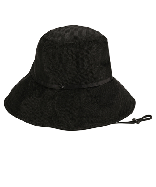 ダブリュピーシー（Wpc.）　UVカット　接触冷感　クロッシェハット　ブラック