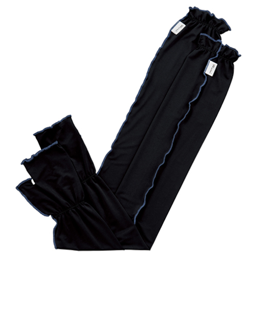 ダブリュピーシー（Wpc.）　UVカット　接触冷感　親指付きアームカバー　ブラック