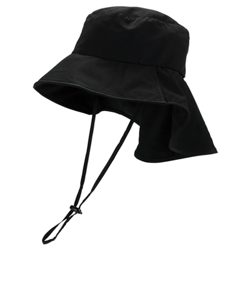 ダブリュピーシー（Wpc.）　UVカット　接触冷感　コンパクトエアリーハット　ブラック