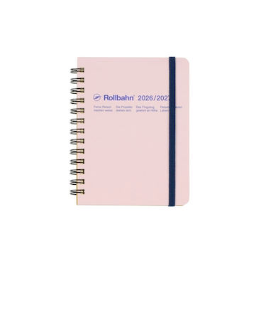 【2026年3月始まり】　デルフォニックス（DELFONICS）　ロルバーンダイアリー　M　マンスリーブロック　360001_561　ライトピンク　月曜始まり