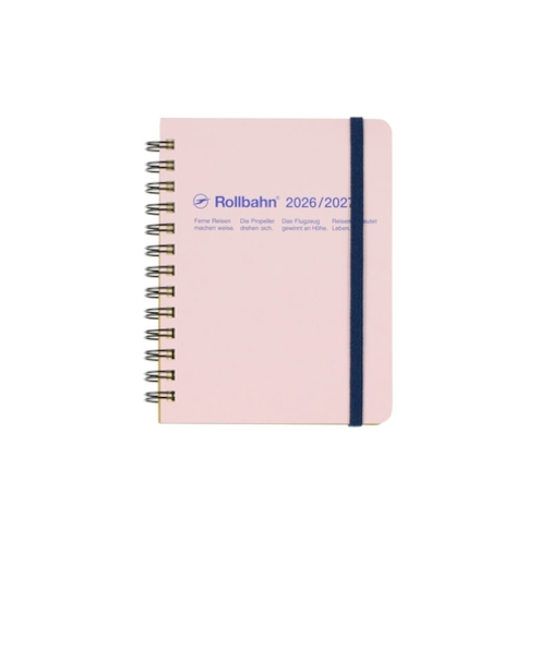 【2026年3月始まり】　デルフォニックス（DELFONICS）　ロルバーンダイアリー　M　マンスリーブロック　360001_561　ライトピンク　月曜始まり