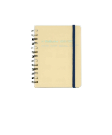 【2026年3月始まり】　デルフォニックス（DELFONICS）　ロルバーンダイアリー　クリア　M　マンスリーブロック　360007_709　クリア　月曜始まり