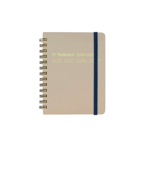 【2026年3月始まり】　デルフォニックス（DELFONICS）　ロルバーンダイアリー　M　マンスリーブロック　360001_191　グレージュ　月曜始まり