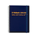 【2026年3月始まり】　デルフォニックス（DELFONICS）　ロルバーンダイアリー　A5　マンスリーブロック　360003_428　ダークブルー　月曜始まり
