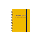 【2026年3月始まり】　デルフォニックス（DELFONICS）　ロルバーンダイアリー　M　マンスリーブロック　360001_184　イエロー　月曜始まり