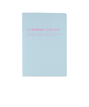 【2026年3月始まり】　デルフォニックス（DELFONICS）　ロルバーンノートダイアリー　スコラ　A5　マンスリーブロック　360051_360　ライトブル