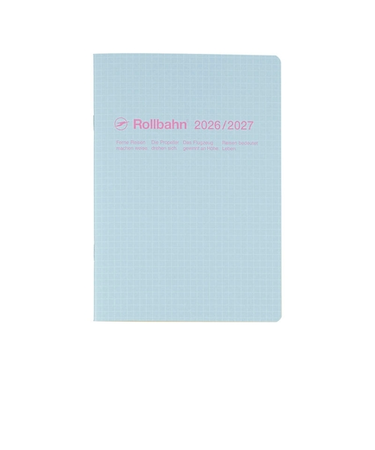 【2026年3月始まり】　デルフォニックス（DELFONICS）　ロルバーンノートダイアリー　スコラ　A5　マンスリーブロック　360051_360　ライトブル