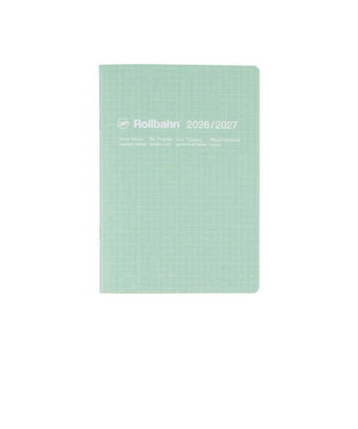 【2026年3月始まり】　デルフォニックス（DELFONICS）　ロルバーンノートダイアリー　スコラ　B6　マンスリーブロック　360050_281　ミント　月