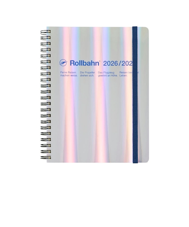 【2026年3月始まり】　デルフォニックス（DELFONICS）　ロルバーンダイアリー　メタリック　A5　マンスリーブロック　360012_909　ホログラム　