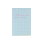 【2026年3月始まり】　デルフォニックス（DELFONICS）　ロルバーンノートダイアリー　スコラ　B6　マンスリーブロック　360050_360　ライトブル