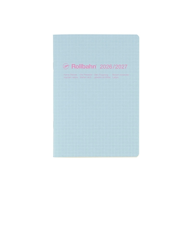 【2026年3月始まり】　デルフォニックス（DELFONICS）　ロルバーンノートダイアリー　スコラ　B6　マンスリーブロック　360050_360　ライトブル