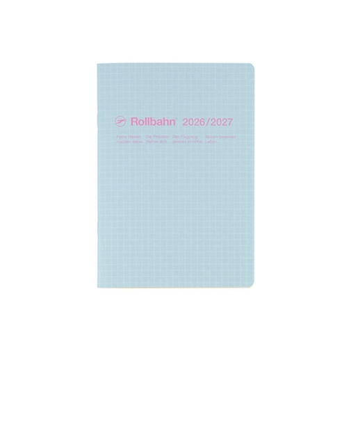 【2026年3月始まり】　デルフォニックス（DELFONICS）　ロルバーンノートダイアリー　スコラ　B6　マンスリーブロック　360050_360　ライトブル